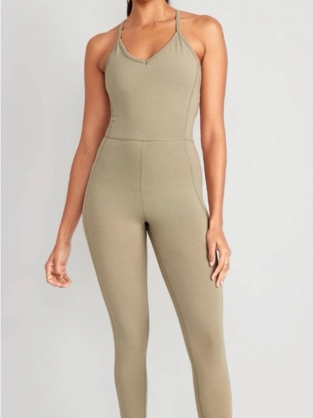 Old Navy Active Powerchill Tank Jumpsuit with Slim Adjustable Straps
